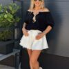 Bluzka BOHO czarna