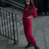 Kombinezon Fame Icon NATALIA burgund