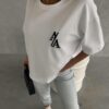 Damski T-shirt Agatha Pucci BASIC biały