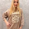 Bluza oversize LOVE mocca