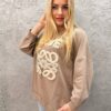 Bluza oversize LOVE mocca