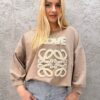 Bluza oversize LOVE mocca