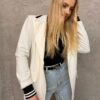 Marynarka Megi PASSION ecru/czarna