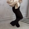 Legginsy dzwony MARILYN czekolada