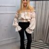 Legginsy dzwony MARILYN czekolada