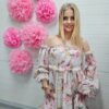 Sukienka La Diva ROSE jasny beż