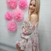 Sukienka La Diva ROSE jasny beż