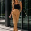 Eleganskie spodnie Sempre MONI camel