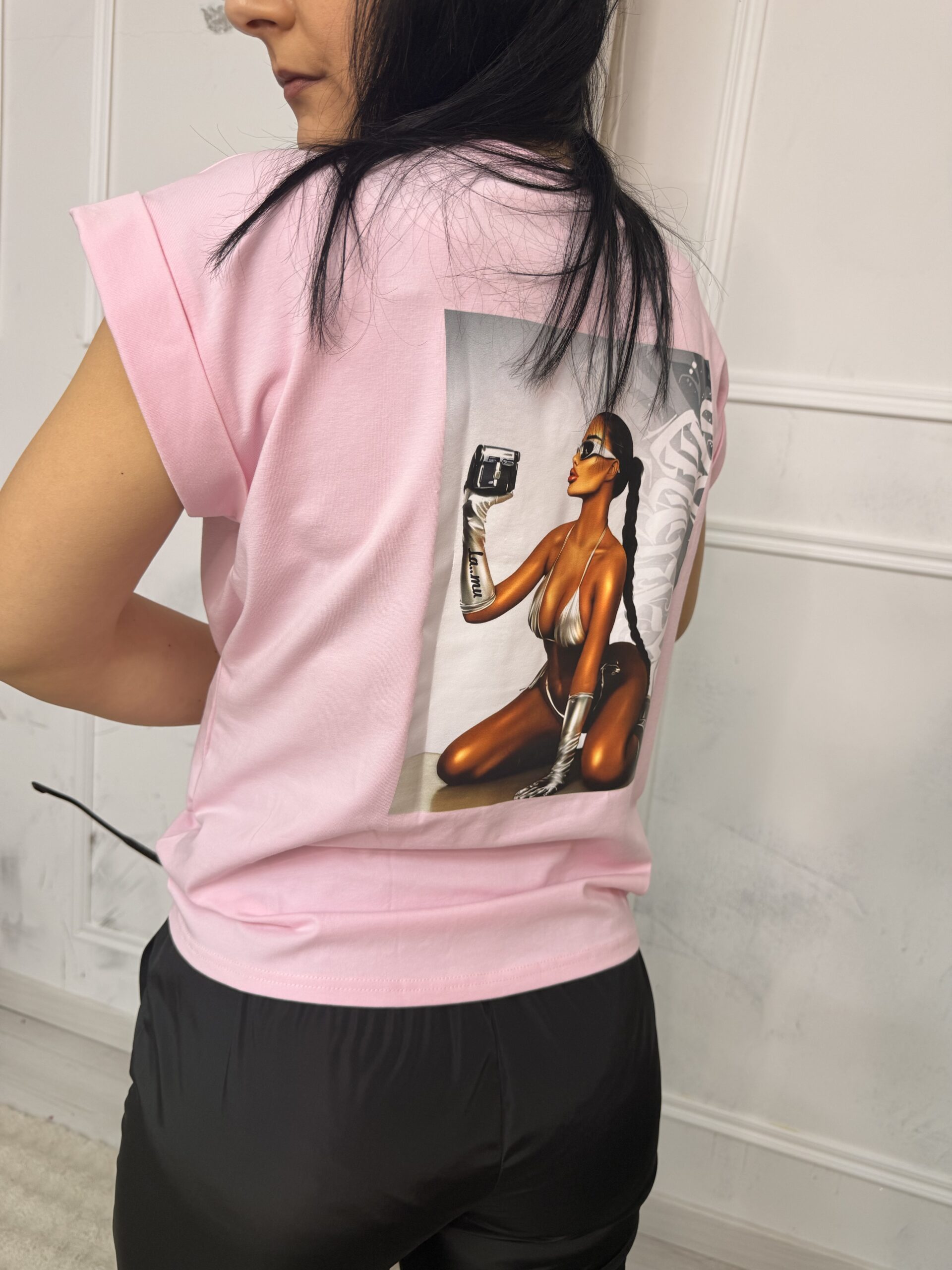 Bluzka La Mu GIRL różowa