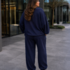 Komplet masełko PLUS SIZE MIN granatowy
