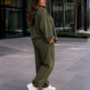 Komplet masełko PLUS SIZE MIN oliwkowy