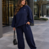 Komplet masełko PLUS SIZE MIN granatowy
