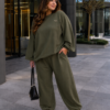 Komplet masełko PLUS SIZE MIN oliwkowy
