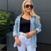 Kurtka M'Sara JEANS niebieska