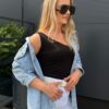 Kurtka M'Sara JEANS niebieska