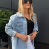 Kurtka M'Sara JEANS niebieska