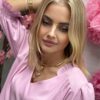Bluzka Koszulowa Lakika ROSE pudrowa