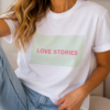 T-shirt Sempre LOVE STORIES mięta