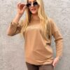 Bluzka BALANCE camel