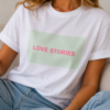 T-shirt Sempre LOVE STORIES mięta