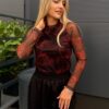 Bluzka tiulowa GALA czerwona
