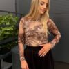 Bluzka tiulowa GALA beżowa