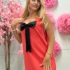 Top Emilia Prążek PLUS SIZE koralowy