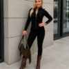 Komplet La Diva body + legginsy Queen czarny