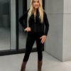 Komplet La Diva body + legginsy Queen czarny