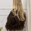 Sweter NARI frędzle czekoladowy