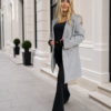 Płaszcz KATIA Plus Size szary