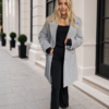 Płaszcz KATIA Plus Size szary