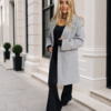 Płaszcz KATIA Plus Size szary