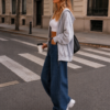 Spodnie jeans BALLON Moon Girl niebieskie