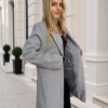 Płaszcz KATIA Plus Size szary
