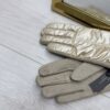 Rękawiczki BIRRETI połysk złote