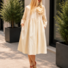 Sukienka Plus Size AMORE ecru