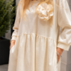 Sukienka Plus Size AMORE ecru