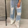 Spodnie Denim RETRO białe