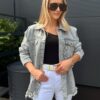 Kurtka M'Sara JEANS szara