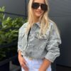Kurtka M'Sara JEANS szara