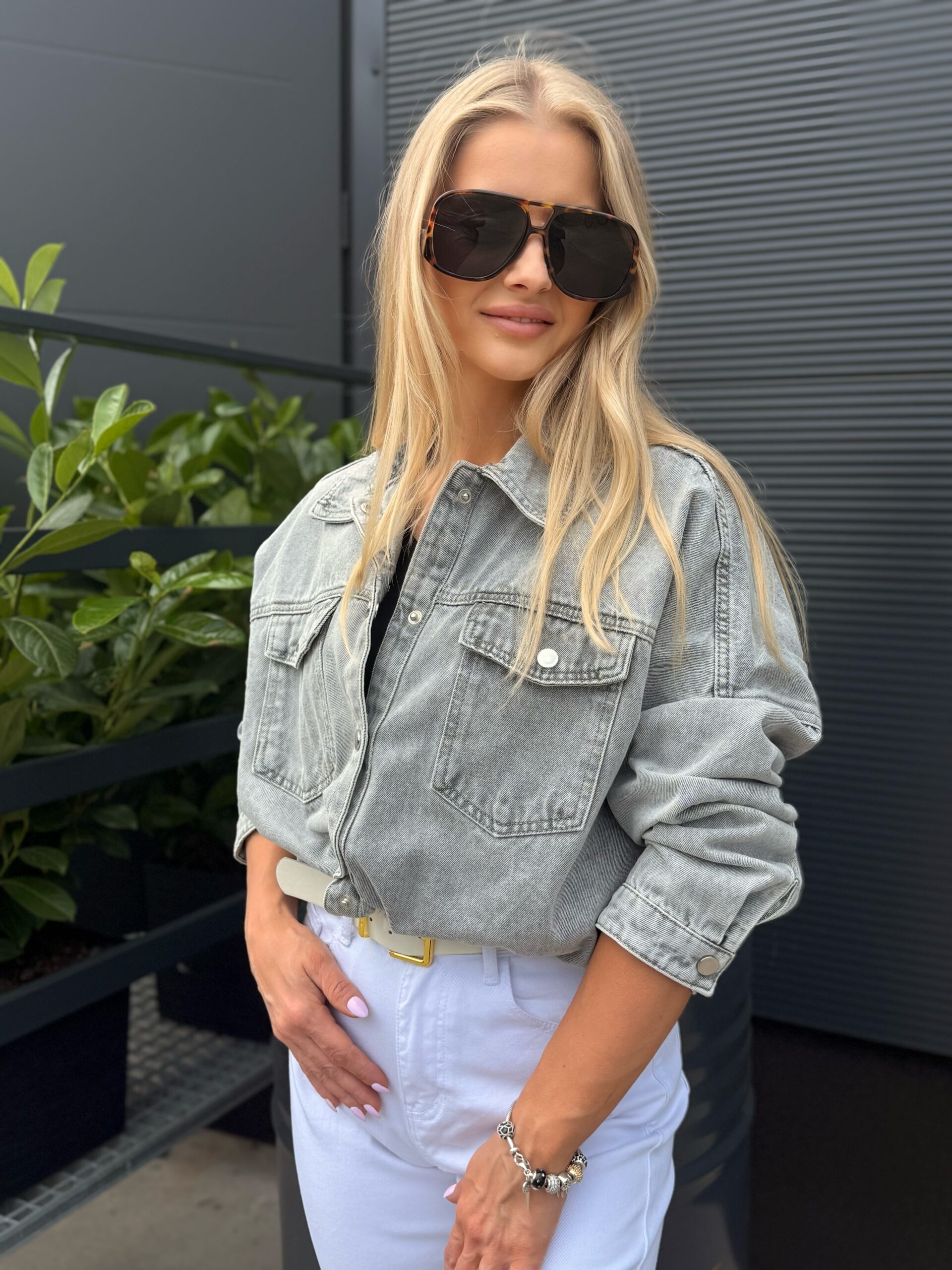 Kurtka M'Sara JEANS szara