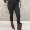 Legginsy Ocieplane KATRINA czarne
