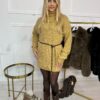 Sweter golf MIKRA miodowy