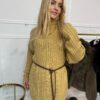 Sweter golf MIKRA miodowy