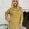 Sweter golf MIKRA miodowy