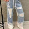 Spodnie Denim RETRO białe