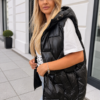 Bezrękawnik SANDRA czarny