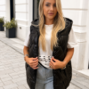 Bezrękawnik SANDRA czarny