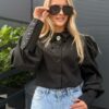 Klasyczna koszula Celine La Diva czarna